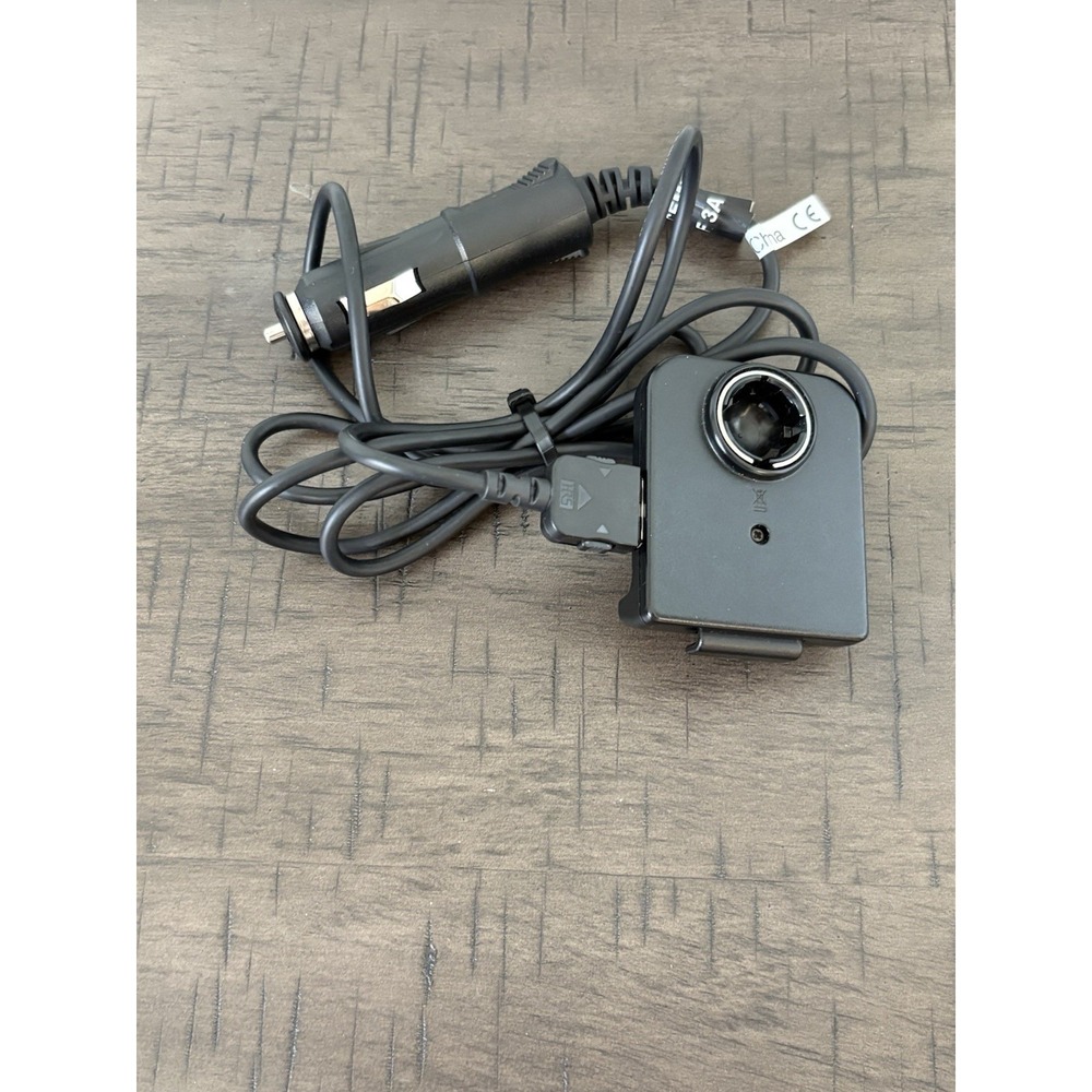 Garmin Nüvi GPS mounting cradle bundled with its vehicle power adapter cable